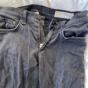 Rag and Bone black ripped jeans